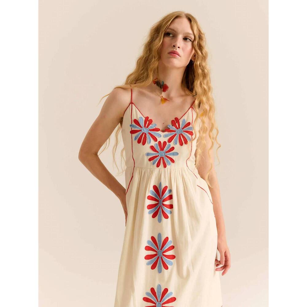 NEW CAROLINA K carmen maxi dress in gardenia - Picture 3 of 7